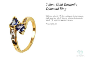 14K-YELLOW-GOLD-TANZANITE-DIAMOND-RING