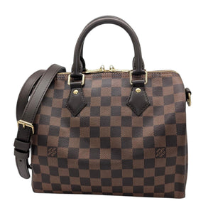 Louis Vuitton 2022 Damier Ebene Speedy Bandoulière 25 Satchel