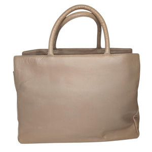 Prada Vintage Taupe Nappa Leather Sport Tote B5465 - TheRelux.com