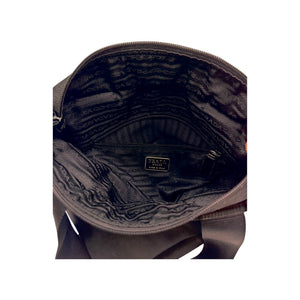 Prada Tessuto Triangle Logo Nylon Tote Black - TheRelux.com