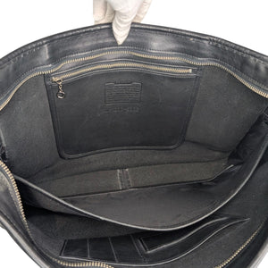 Coach 90s Black Leather Embassy Large Briefcase - TheRelux.com