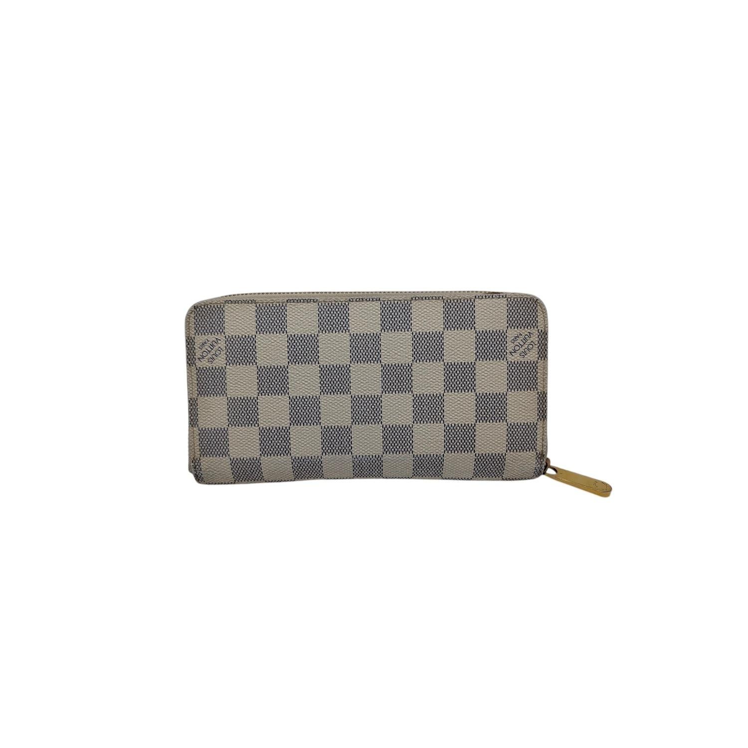 Louis Vuitton Damier Azur Canvas Zippy Wallet - TheRelux.com