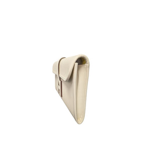 HERMES アイボリー 手鏡 Hermès Jige Elan 29 Craie Lime Swift Verso Clutch - TheRelux.com