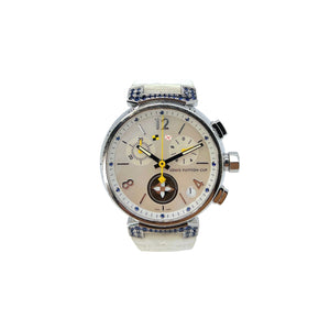 tambour chronograph watch