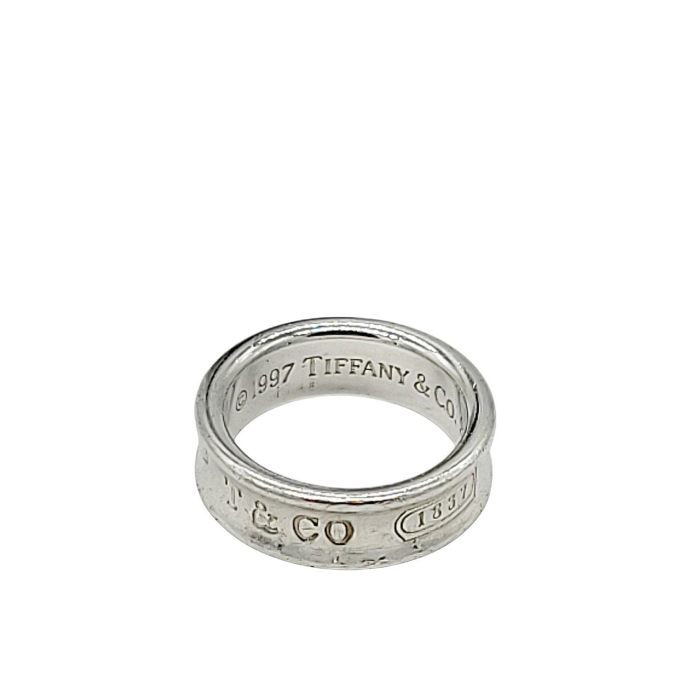 Tiffany & Co. Sterling Silver 1837 Ring - Sz.7 - TheRelux.com