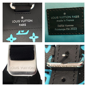 louis vuitton christopher backpack inner lining Louis Vuitton Monogram Playground Christopher MM Hiking Backpack