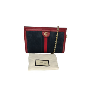 Gucci Ophidia Small Suede Leather Chain Shoulder Bag