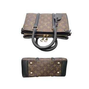 Louis Vuitton Soufflot BB モノグラム ハンドバッグ LOUIS VUITTON Soufflot BB Monogram Canvas Shoulder Crossbody Bag Brown