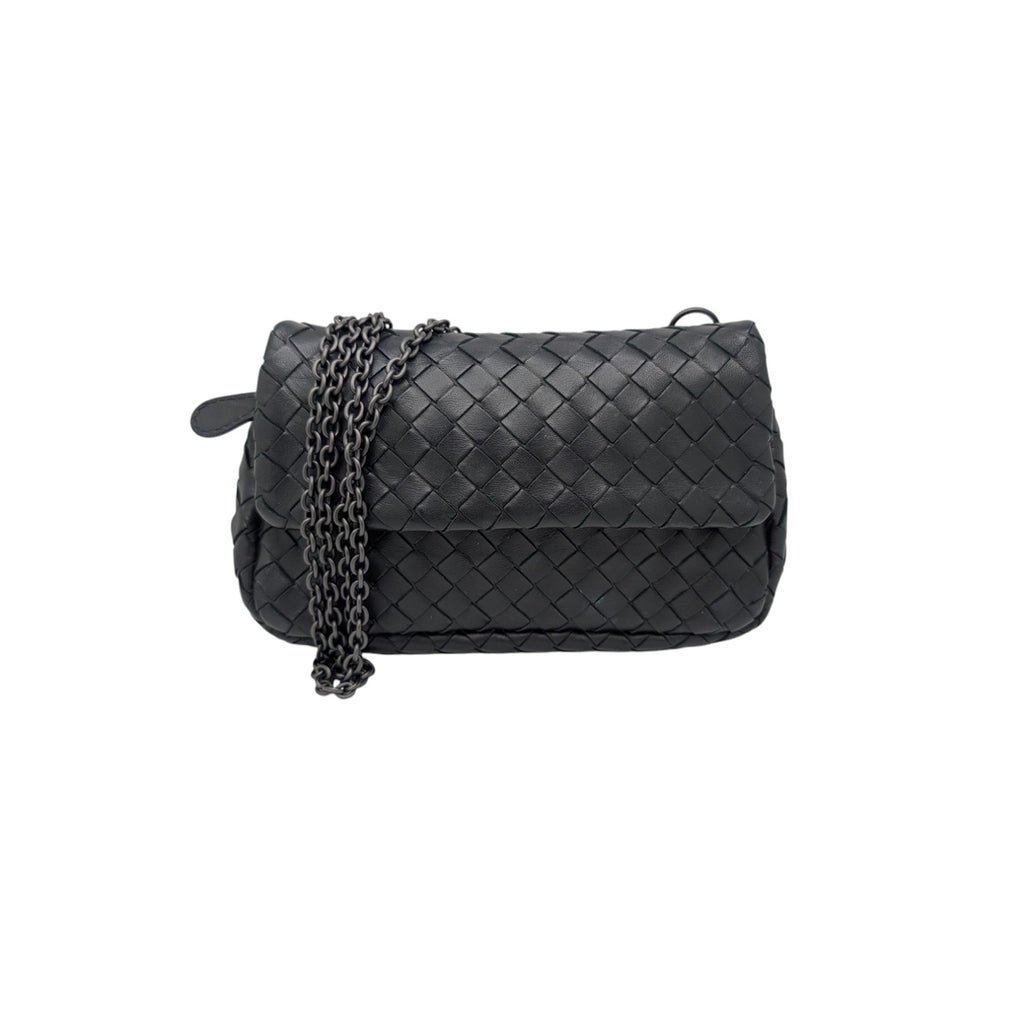 Bottega Veneta Nappa Intrecciato Mini Messenger Crossbody