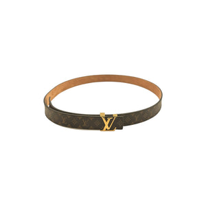 Louis Vuitton Mini Monogram 25mm LV Initials Belt 95/38  display picture 1