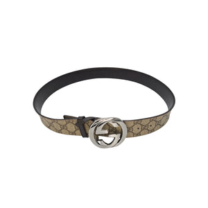 Gucci 40mm GG Supreme Belt Sz 36