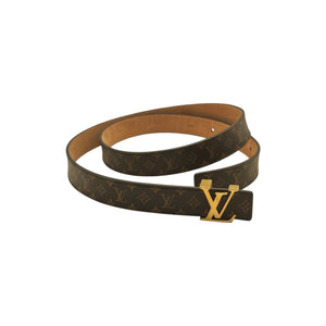 Louis Vuitton Mini Monogram 25mm LV Initials Belt 95/38  display picture 1