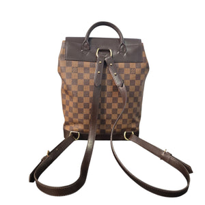 Louis Vuitton Vintage 90s Damier Ebene Soho Backpack - TheRelux.com