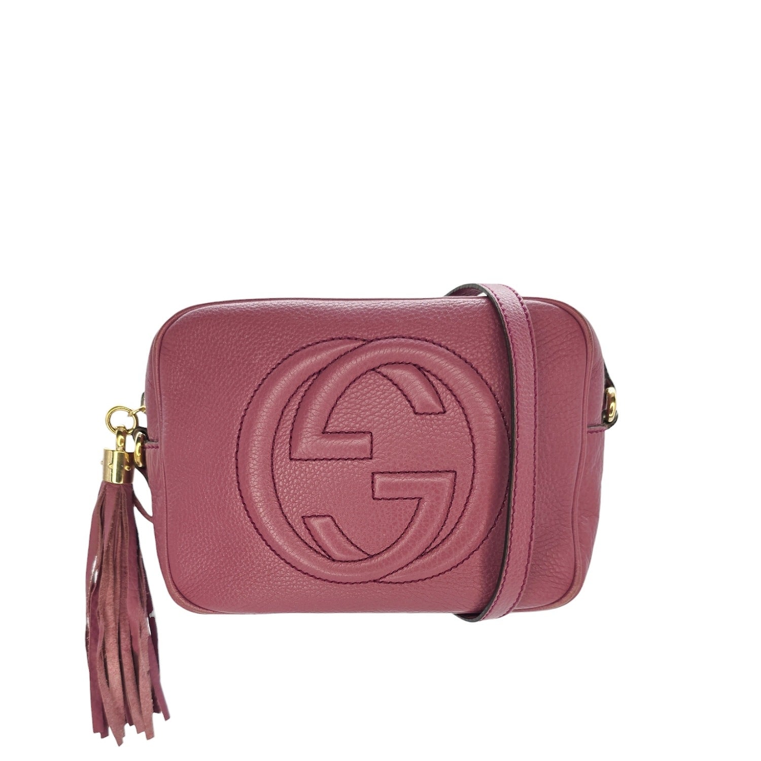 Gucci Pebbled Calfskin Small Soho Disco Crossbody Bag