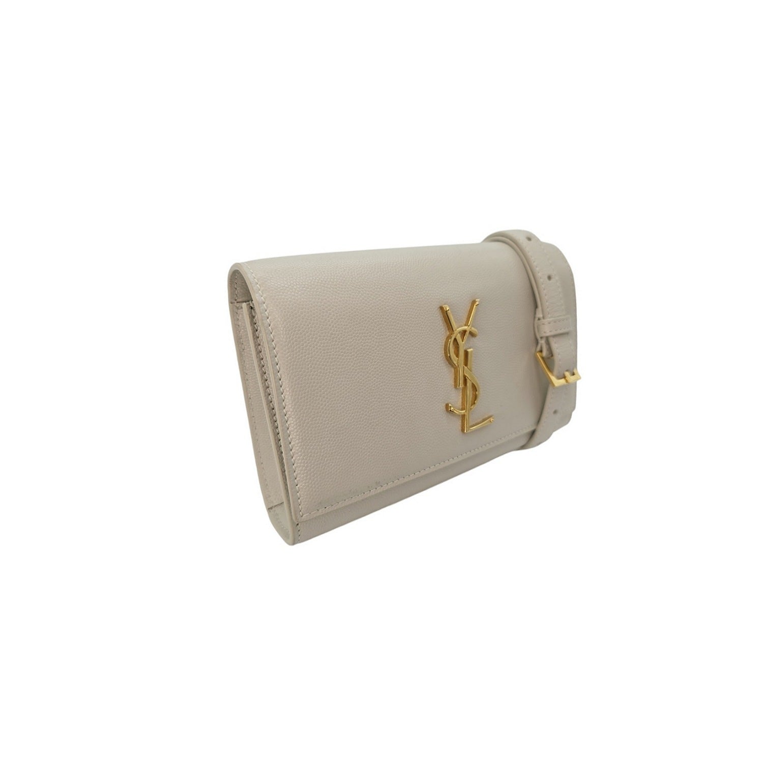 YVES Saint Laurent YSL Monogram Kate Belt Bag Blanc - TheRelux.com