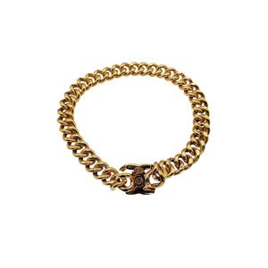 CHANEL CC Turn-Lock Chunky Chain Necklace 1996 - TheRelux.com