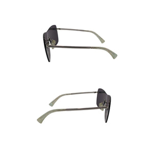 Chanel 4215 CC Shield Quilting Runway Sunglasses Silver Purple