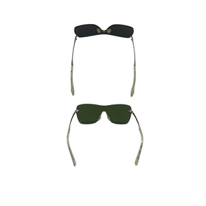 Chanel 4215 CC Shield Quilting Runway Sunglasses Silver  display picture 1