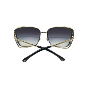 Chanel Gold Metal Logo Square Sunglasses 71541 - TheRelux.com
