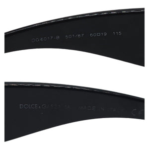 Dolce and Gabbana DG6017-B Rectangular Sunglasses w/ Crystal DG