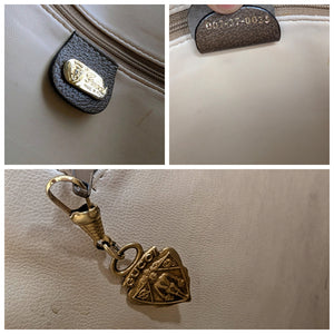 Gucci Vintage GG Plus Canvas Sherry Web Tote - TheRelux.com