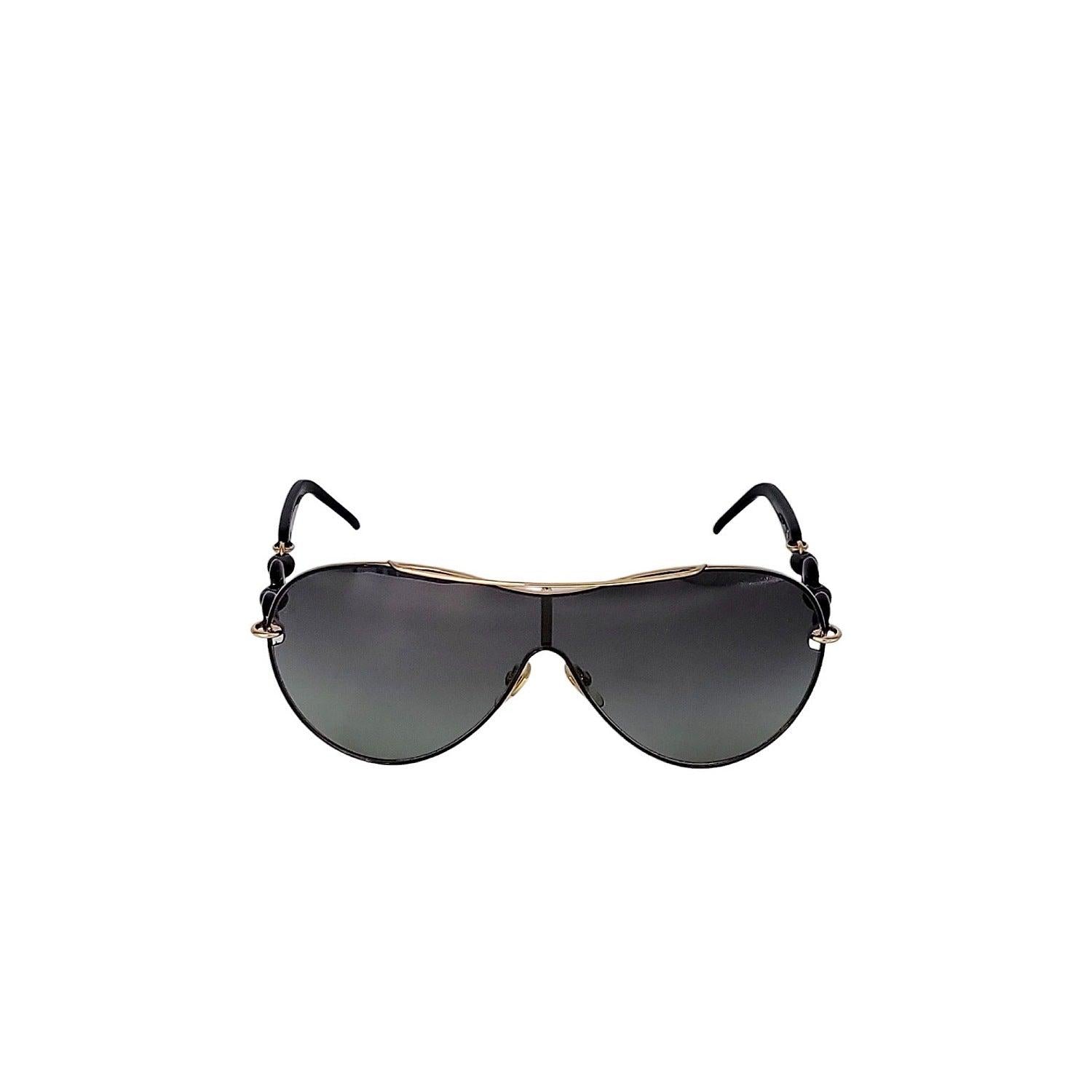 Gucci Black and Gold Marina Chain Aviator Sunglasses… Authentic ! Screen-Shot-2023-08-10-at-1.09  main image 4