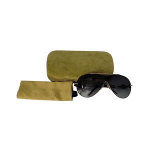Gucci Marina Chain Aviator Shield Sunglasses GG 4203 S  display picture 3