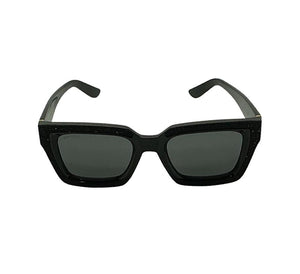 Jimmy Choo Glossy Black Square Sunglasses with Dark Lenses Jimmy Choo Sunglasses - black - Zalando.co.uk main image 4