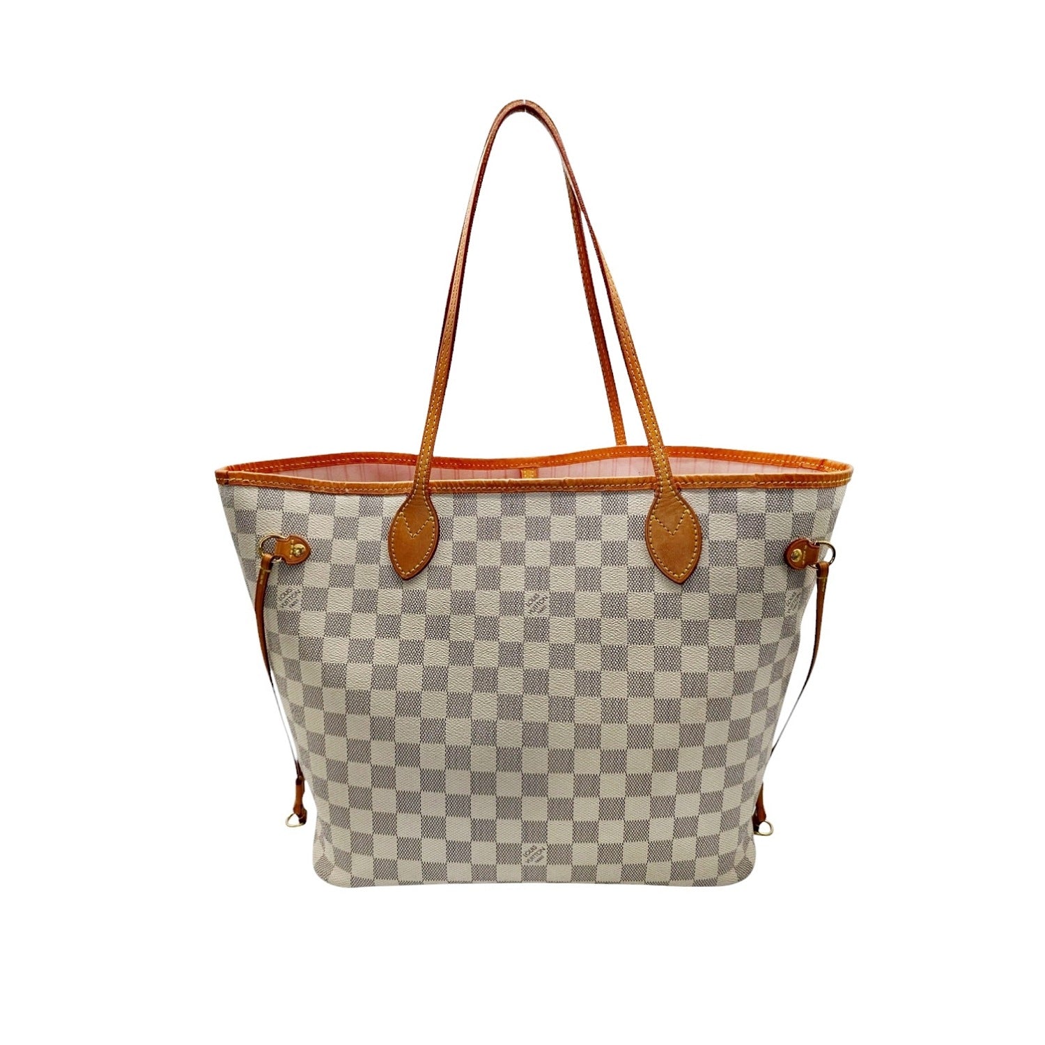Louis Vuitton 2019 Neverfull Damier Azur MM Tote Rose Ballerine -  TheRelux.com