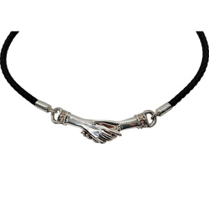 Sergio Bustamante Sterling Silver Lovers Necklace - TheRelux.com