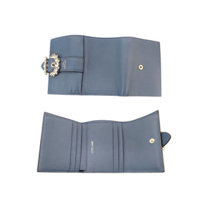 Jimmy Choo Calfskin Crystal Cheri Compact Wallet - TheRelux.com