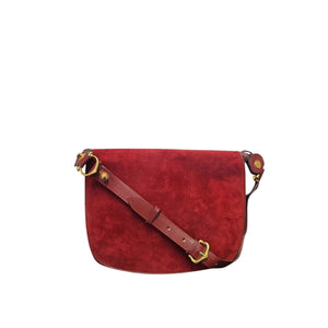 Cartier  must de Cartier ショルダーバック Cartier Must De Cartier Suede & Leather Crossbody Bag - TheRelux.com