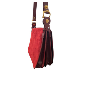 Cartier  must de Cartier ショルダーバック Cartier Must De Cartier Suede & Leather Crossbody Bag - TheRelux.com