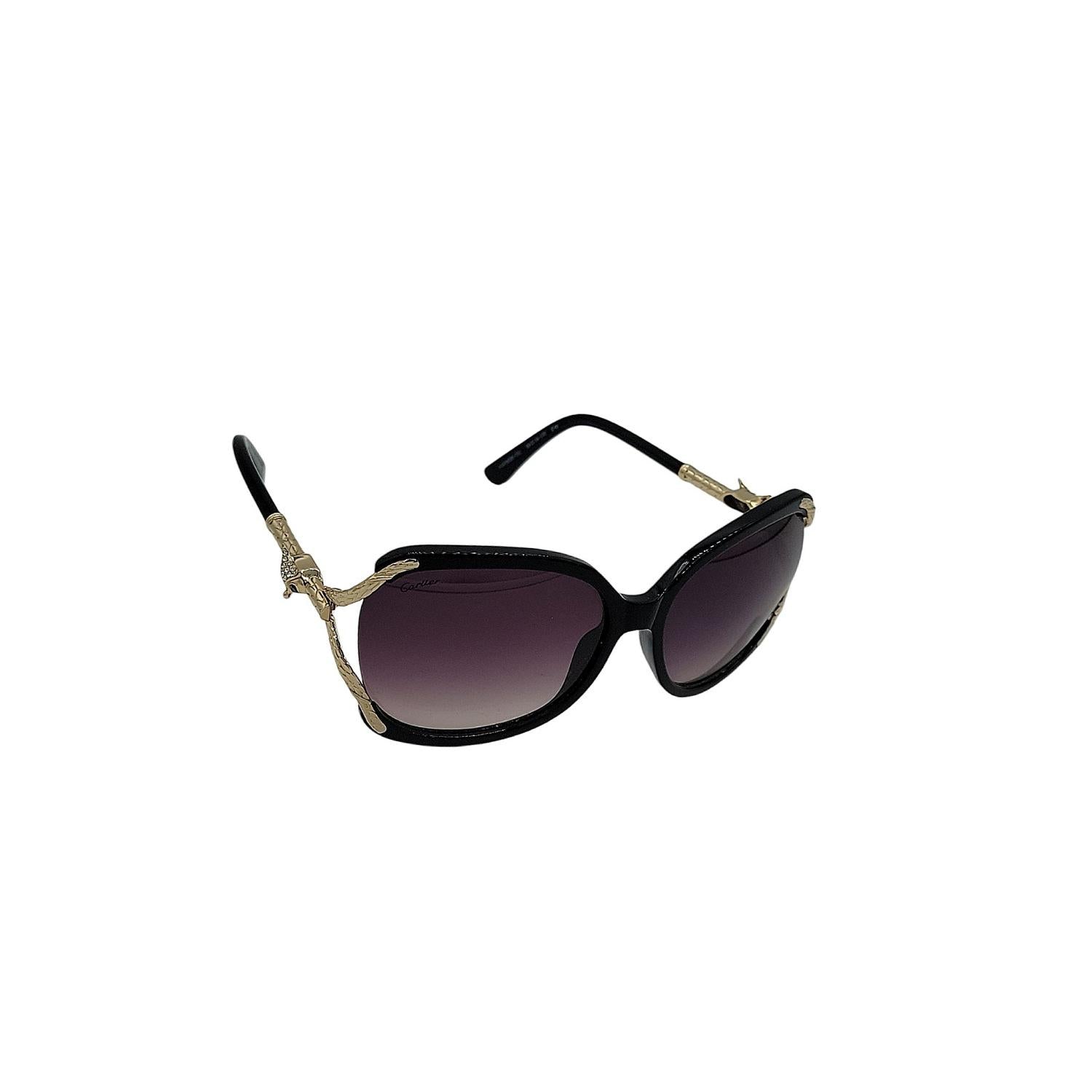 Used- Panthere De Cartier 59MM Square Sunglasses Cartier Panthere 59-14 – Sammy & Nino main image 4
