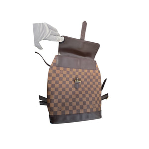 Louis Vuitton Vintage 90s Damier Ebene Soho Backpack - TheRelux.com