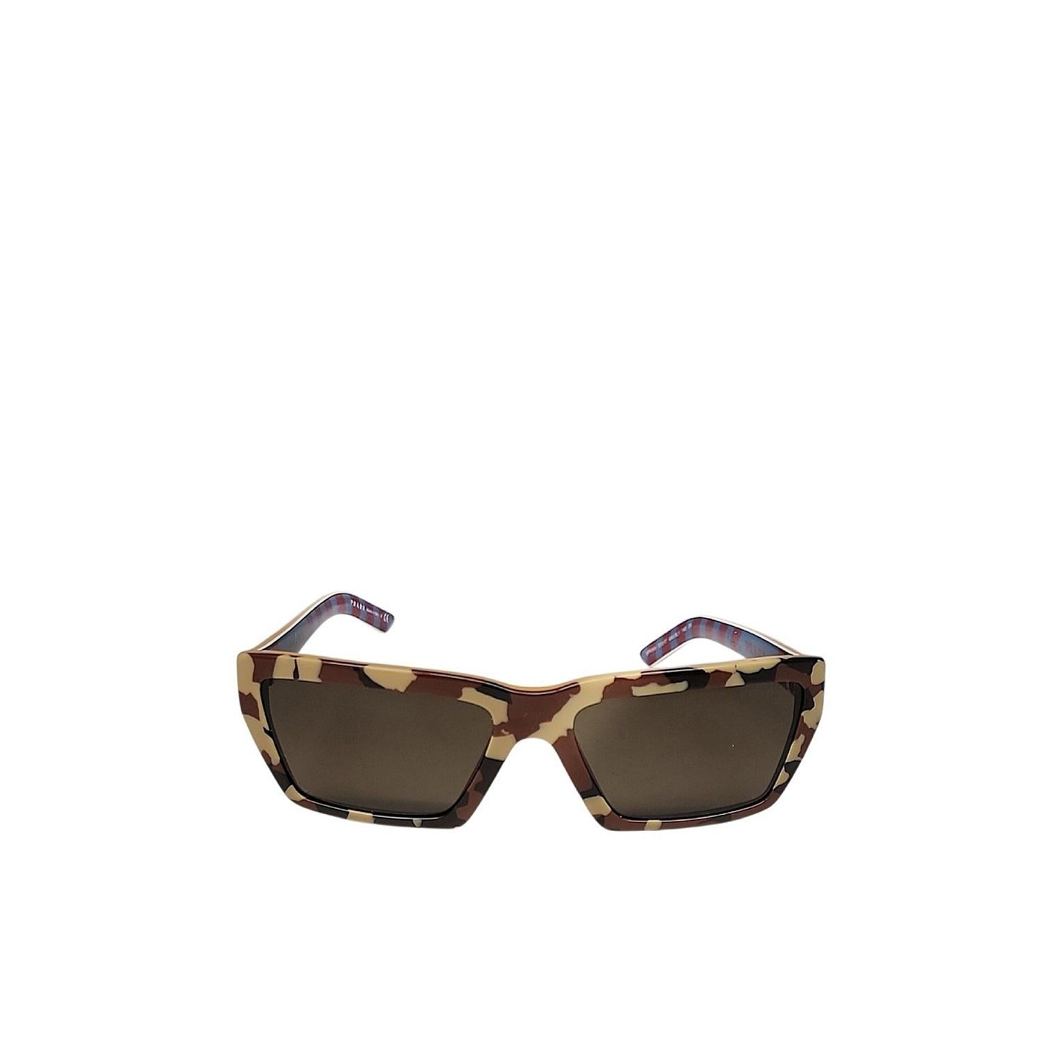 Prada PR 04VS Square Camouflage Sunglasses - TheRelux.com