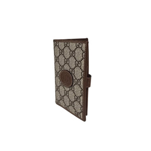 Gucci GG Supreme Monogram Azalea Retro Passport Case - TheRelux.com