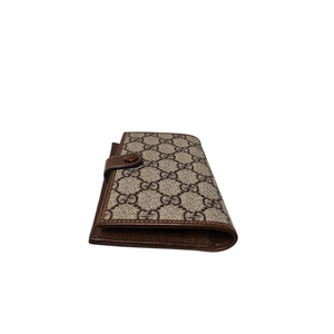 Gucci GG Supreme Monogram Azalea Retro Passport Case - TheRelux.com