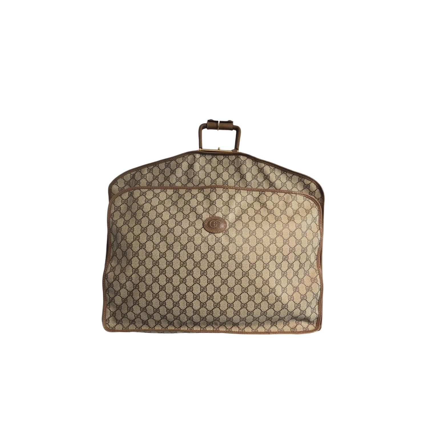 Gucci GG Supreme Monogram Azalea Retro Garment Bag - TheRelux.com