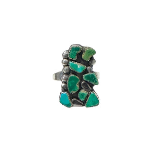 Native American Sterling Silver Turquoise Rings - Main Image