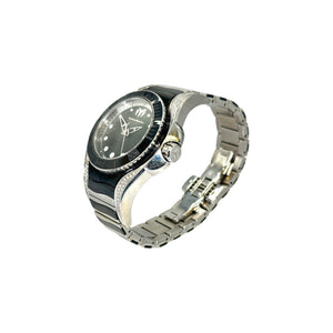 TechnoMarine Black Manta Stainless Steel Diamond & Ceramic  display picture 3