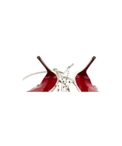 Christian Louboutin Spiked Sandals - White and Red christian-louboutin-tatoosh-  main image 2