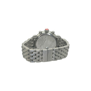 MICHELE CSX Diamond Bezel Ladies Chronograph Watch 