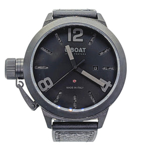 U-Boat Classico 53mm Left Hook Automatic Black PVD Carbon Dial