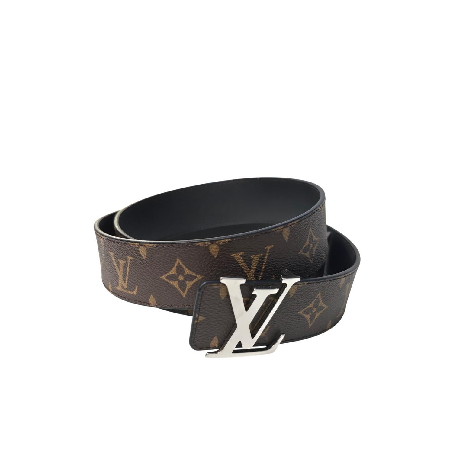 Louis Vuitton LV Initiales Monogram Reversible 40mm Belt Sz 100/40