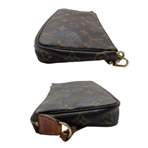 バッグ Louis Vuitton Vintage Pouch Louis Vuitton 1999 Vintage Monogram Pochette Accessoires Wristet