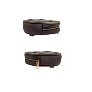 gucci mini round backpack Gucci Ophidia Round Gg Coated Canvas Mini Backpack