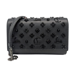 Christian Louboutin Calfskin Loubinthesky Paloma Chain Wallet