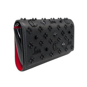 Christian Louboutin Calfskin Loubinthesky Paloma Chain Wallet
