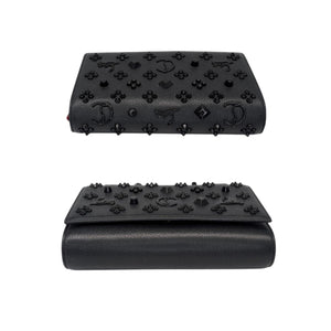 Christian Louboutin Calfskin Loubinthesky Paloma Chain Wallet